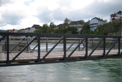 Hartl Metall Projekte Steinbach an der Steyr Fußgänger Radweg Brücke