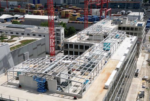 hartl metall Technikgeschoß Hafenportal Linz