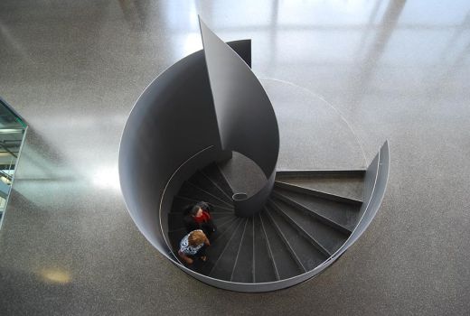Hartl metall Projekte Voestalpine BG 75 Stahltreppe