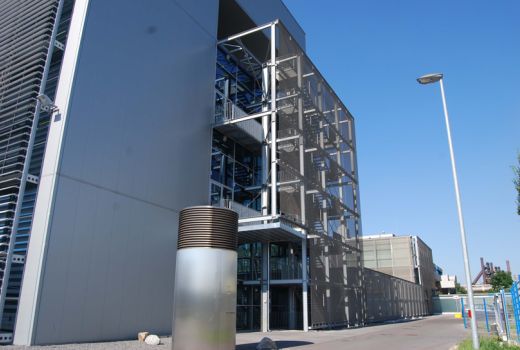 Hartl metall Projekte Voestalpine BG 75 Treppenturm